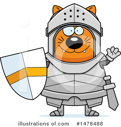 Royalty-Free (RF) Cat Knight Clipart Illustration by Cory Thoman - Stock Sample #1478488