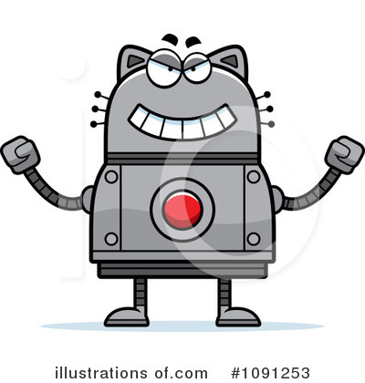 Cat Robot Clipart #1091253 by Cory Thoman