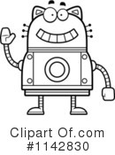 Cat Robot Clipart #1142830 by Cory Thoman
