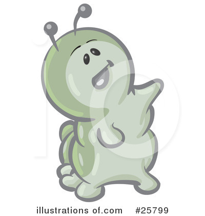 Royalty-Free (RF) Caterpillar Character Clipart Illustration by Leo Blanchette - Stock Sample #25799