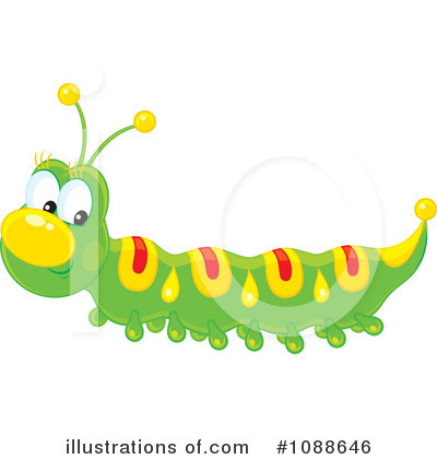 Royalty-Free (RF) Caterpillar Clipart Illustration by Alex Bannykh - Stock Sample #1088646