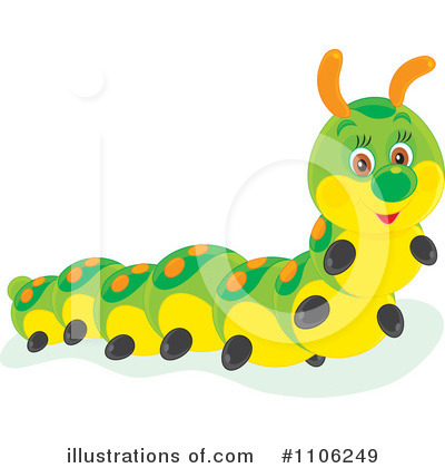 Caterpillar Clipart #1106249 by Alex Bannykh