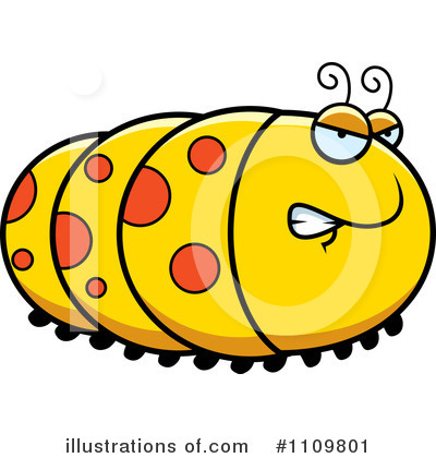 Royalty-Free (RF) Caterpillar Clipart Illustration by Cory Thoman - Stock Sample #1109801