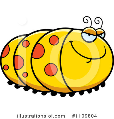 Royalty-Free (RF) Caterpillar Clipart Illustration by Cory Thoman - Stock Sample #1109804