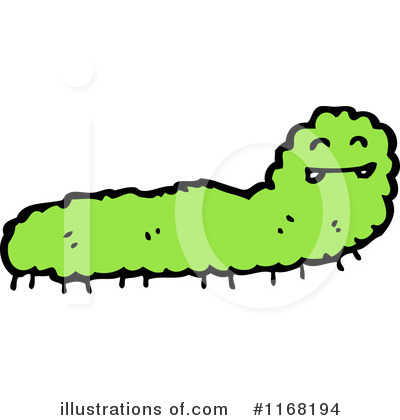 Royalty-Free (RF) Caterpillar Clipart Illustration by lineartestpilot - Stock Sample #1168194