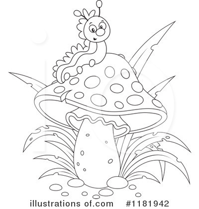 Royalty-Free (RF) Caterpillar Clipart Illustration by Alex Bannykh - Stock Sample #1181942