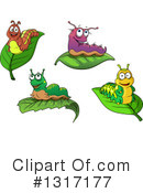 Caterpillar Clipart #1317177 by Vector Tradition SM