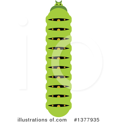 Royalty-Free (RF) Caterpillar Clipart Illustration by Vector Tradition SM - Stock Sample #1377935