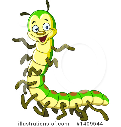 Royalty-Free (RF) Caterpillar Clipart Illustration by yayayoyo - Stock Sample #1409544