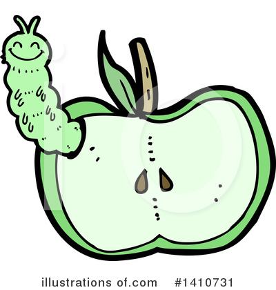 Green Apple Clipart #1410731 by lineartestpilot