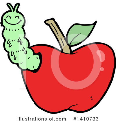 Red Apple Clipart #1410733 by lineartestpilot