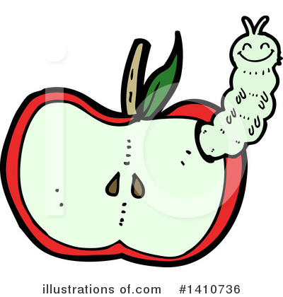 Red Apple Clipart #1410736 by lineartestpilot