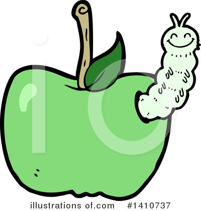 Royalty-Free (RF) Caterpillar Clipart Illustration by lineartestpilot - Stock Sample #1410737