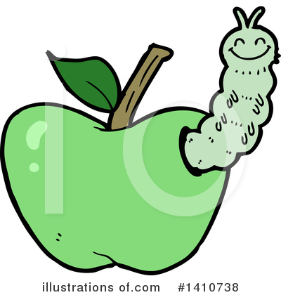 Royalty-Free (RF) Caterpillar Clipart Illustration by lineartestpilot - Stock Sample #1410738