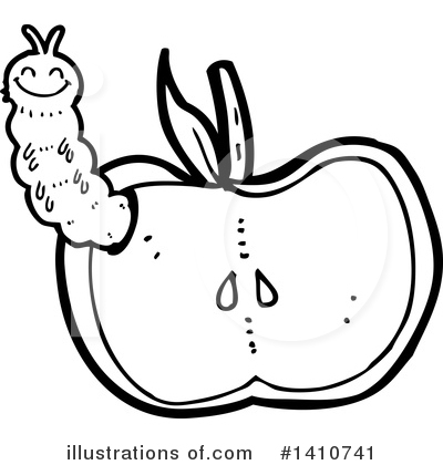 Royalty-Free (RF) Caterpillar Clipart Illustration by lineartestpilot - Stock Sample #1410741