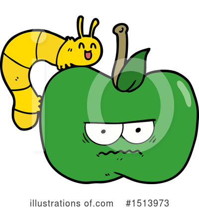 Royalty-Free (RF) Caterpillar Clipart Illustration by lineartestpilot - Stock Sample #1513973