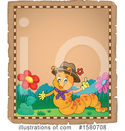 Royalty-Free (RF) Caterpillar Clipart Illustration by visekart - Stock Sample #1580708