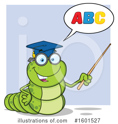 Royalty-Free (RF) Caterpillar Clipart Illustration by Hit Toon - Stock Sample #1601527