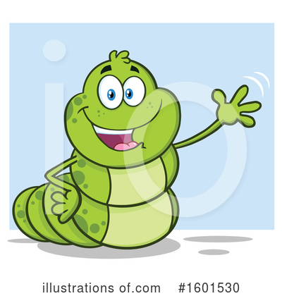 Caterpillar Character Clipart #1601530 by Hit Toon