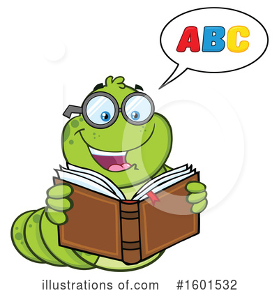 Royalty-Free (RF) Caterpillar Clipart Illustration by Hit Toon - Stock Sample #1601532