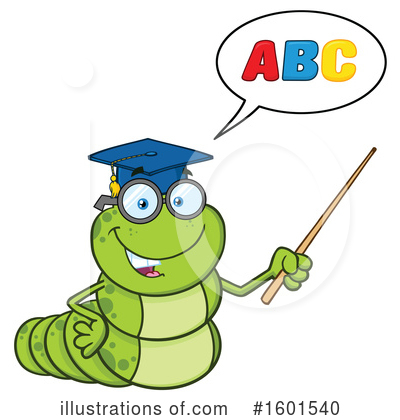 Royalty-Free (RF) Caterpillar Clipart Illustration by Hit Toon - Stock Sample #1601540