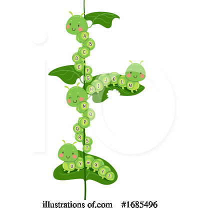 Royalty-Free (RF) Caterpillar Clipart Illustration by BNP Design Studio - Stock Sample #1685496