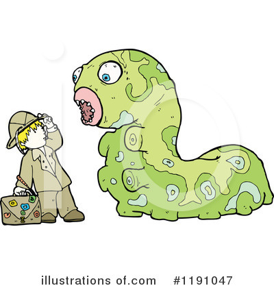 Royalty-Free (RF) Caterpiller Clipart Illustration by lineartestpilot - Stock Sample #1191047