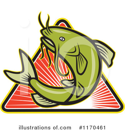 Royalty-Free (RF) Catfish Clipart Illustration by patrimonio - Stock Sample #1170461