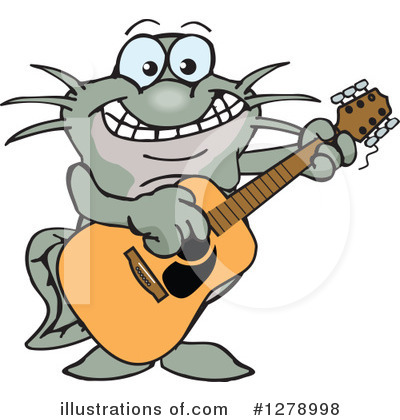 Catfish Clipart #1278998 by Dennis Holmes Designs
