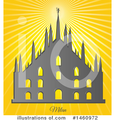 Royalty-Free (RF) Cathedral Clipart Illustration by Domenico Condello - Stock Sample #1460972