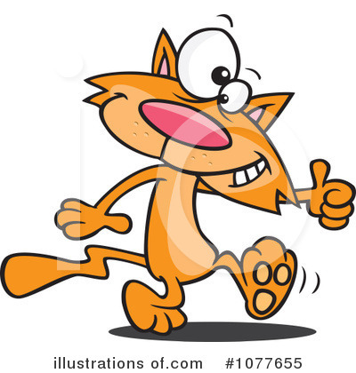 Royalty-Free (RF) Cats Clipart Illustration by toonaday - Stock Sample #1077655