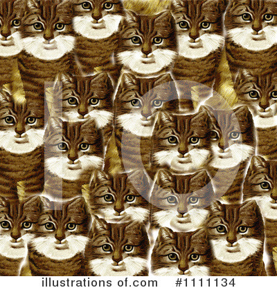 Royalty-Free (RF) Cats Clipart Illustration by Prawny Vintage - Stock Sample #1111134