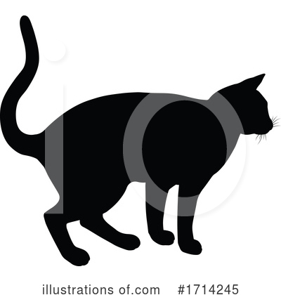 Royalty-Free (RF) Cats Clipart Illustration by AtStockIllustration - Stock Sample #1714245