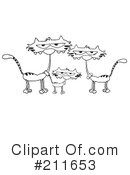 Cats Clipart #211653 by Hit Toon