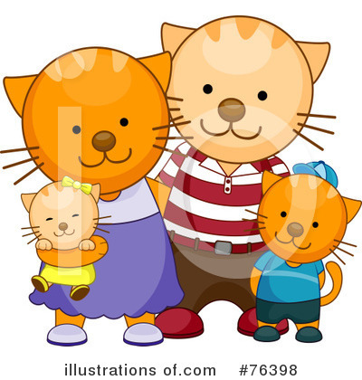 Royalty-Free (RF) Cats Clipart Illustration by BNP Design Studio - Stock Sample #76398