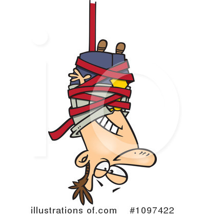 Royalty-Free (RF) Caught Clipart Illustration by toonaday - Stock Sample #1097422