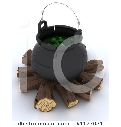 Royalty-Free (RF) Cauldron Clipart Illustration by KJ Pargeter - Stock Sample #1127031