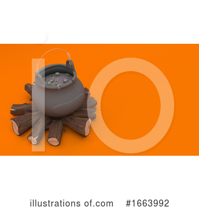 Royalty-Free (RF) Cauldron Clipart Illustration by KJ Pargeter - Stock Sample #1663992