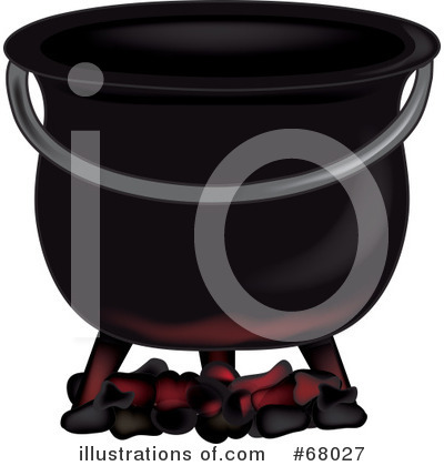 Royalty-Free (RF) Cauldron Clipart Illustration by Pams Clipart - Stock Sample #68027