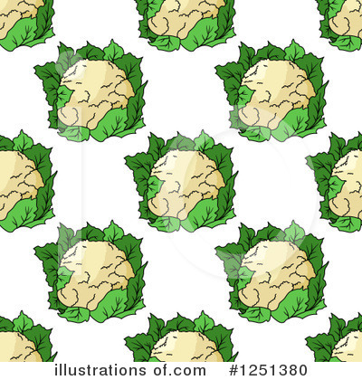 Royalty-Free (RF) Cauliflower Clipart Illustration by Vector Tradition SM - Stock Sample #1251380