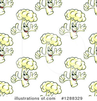 Royalty-Free (RF) Cauliflower Clipart Illustration by Vector Tradition SM - Stock Sample #1288329