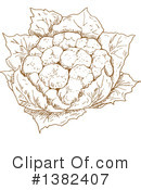 Cauliflower Clipart #1382407 by Vector Tradition SM
