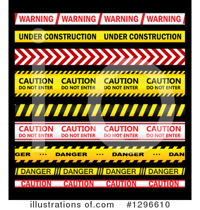 Caution Clipart #1296610 by Vector Tradition SM