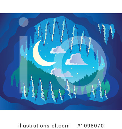 Royalty-Free (RF) Cave Clipart Illustration by visekart - Stock Sample #1098070