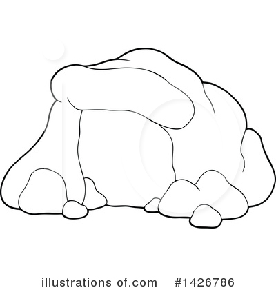 Royalty-Free (RF) Cave Clipart Illustration by visekart - Stock Sample #1426786