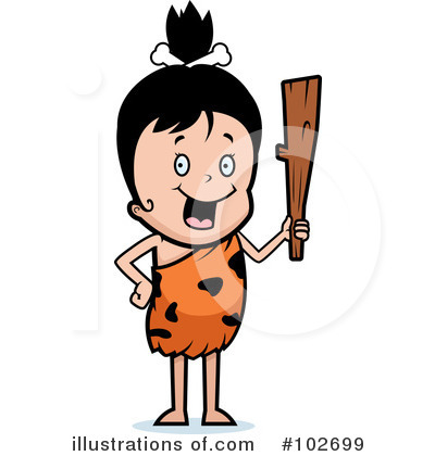 Cavewoman Clipart #102699 by Cory Thoman