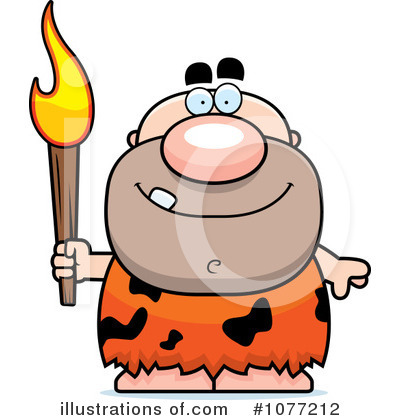 Royalty-Free (RF) Caveman Clipart Illustration by Cory Thoman - Stock Sample #1077212