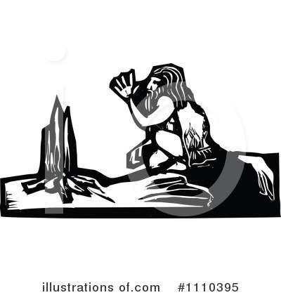 Royalty-Free (RF) Caveman Clipart Illustration by xunantunich - Stock Sample #1110395