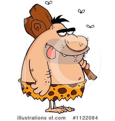 Caveman Clipart #1122084 by Hit Toon