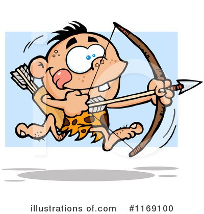 Royalty-Free (RF) Caveman Clipart Illustration by Hit Toon - Stock Sample #1169100